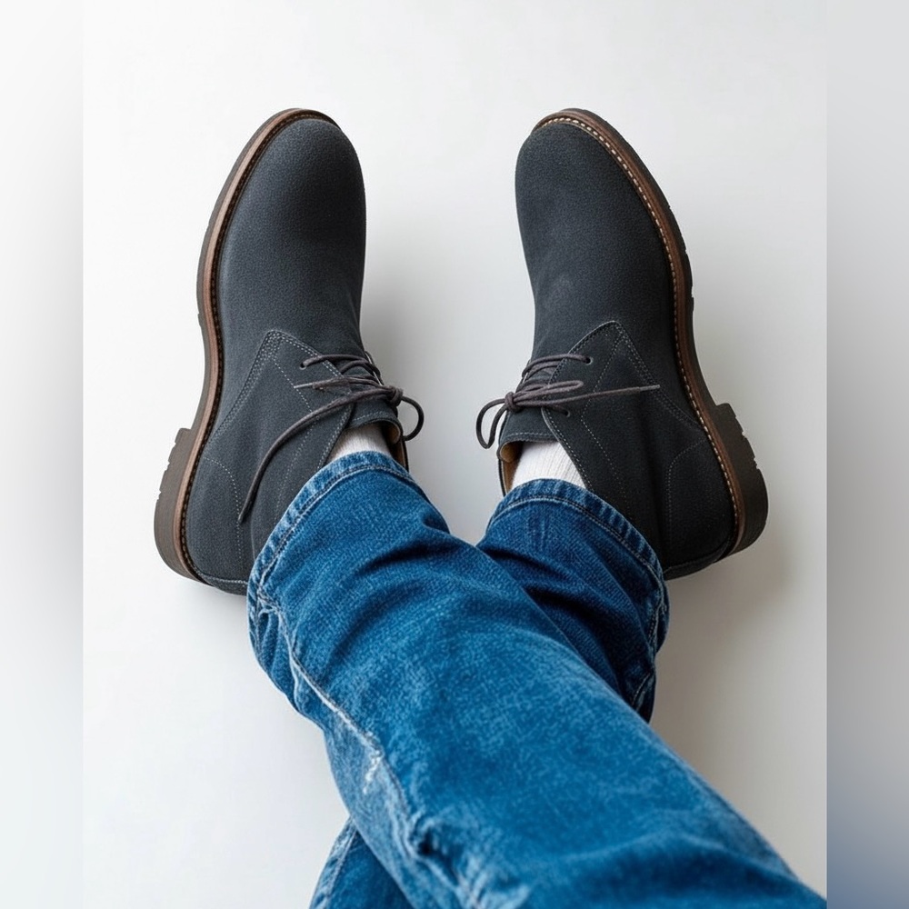 Stylish Brown suede Chukka Boots for Men